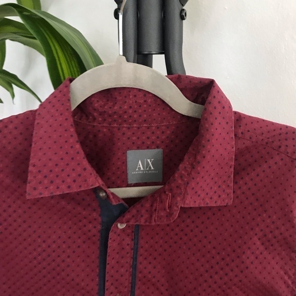 *2/$15* Stylish Men’s Armani Exchange Button Down - Picture 4 of 6